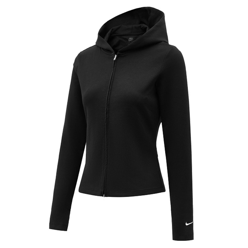 Nike耐克女装2026秋季款纯色收腰修身长袖防晒连帽外套IM8380-010