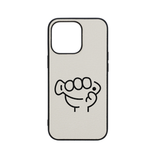 里面LM｜摸鱼协会真皮拼贴手机壳适用iPhone17proMax华为p80pro搞怪上班族可爱创意个性定制简约多色可选原创