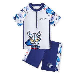 赛罗正版儿童泳衣男孩