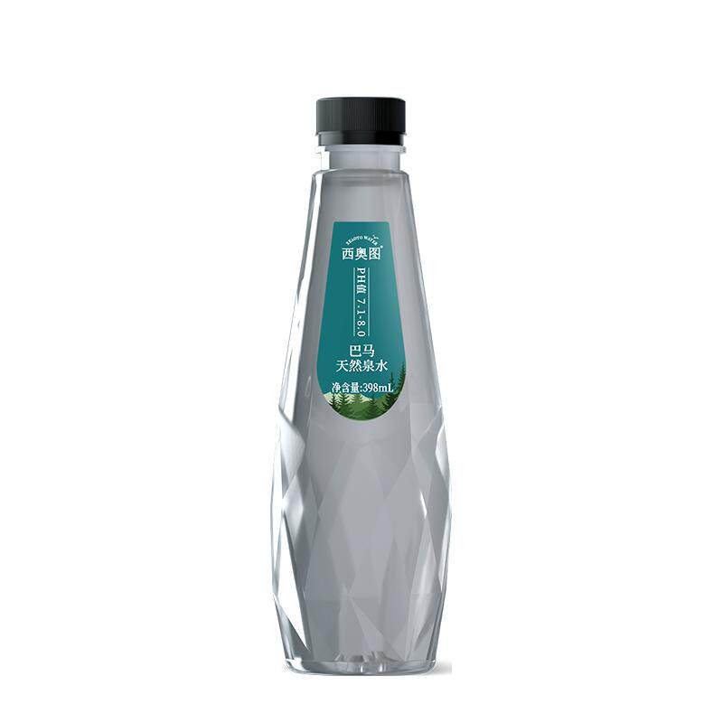 西奥图巴马长寿之乡天然泉水低钠弱碱高端饮用水整箱398ml*12瓶