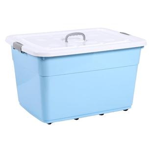 大容量特大号收纳箱家用塑料收纳盒框宿舍衣服储物盒玩具整理箱子