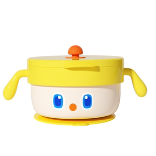 ppsu小月龄宝宝辅食碗婴幼儿吃饭专用防摔恒温注水保温碗儿童餐具