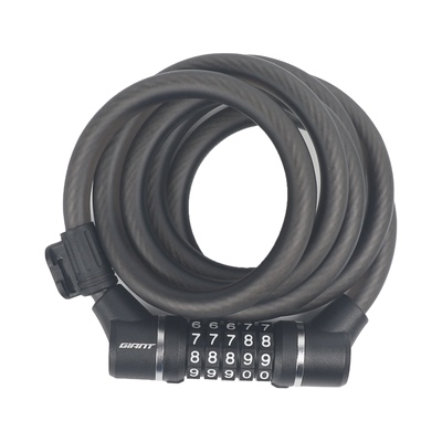 GIANT/捷安特SECURITY系列钢缆密码锁山地车公路车防盗便携式车锁