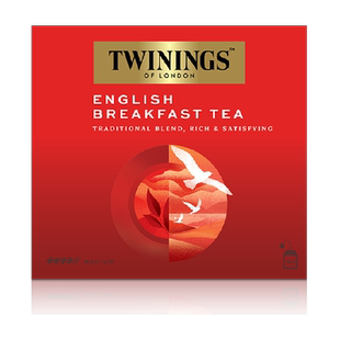 英国Twinings川宁英式早餐红茶冲泡茶叶茶包下午茶