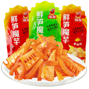 佳龙鲜笋魔芋爽香辣素毛肚酸辣味魔芋丝辣条网红休闲解馋零食小吃