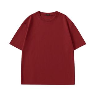 GV真维斯纯棉红色T恤男2026新款短袖男士男款夏本命年马年红衣服A