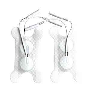 2.0插孔式吞咽电极片理疗配件带线蝴蝶型吞烟障碍粘性贴片