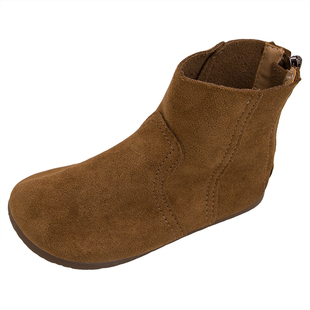 女童靴子2025秋冬新款儿童鞋子二棉加绒短靴皮靴宝宝单靴勃肯靴潮