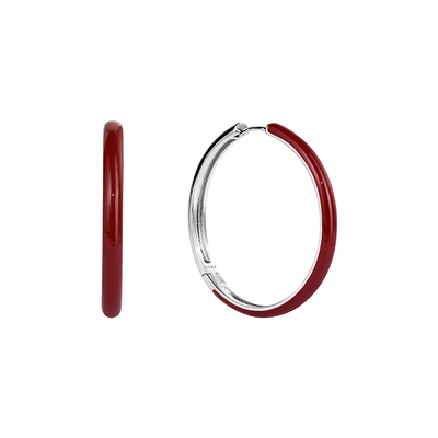 明星同款ARSIS红色珐琅耳钉