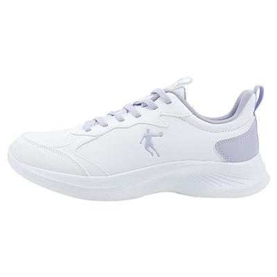 乔丹运动鞋女鞋皮面防水跑步鞋子