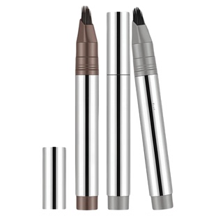 一笔速成水眉笔多叉毛绒持久防水防汗不脱色不晕染根根分明野生眉