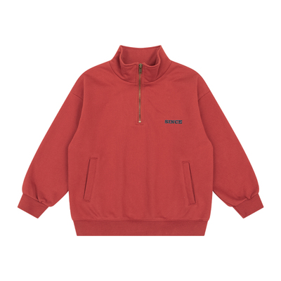 JUSTIN冬季日系圣诞新年立领卫衣