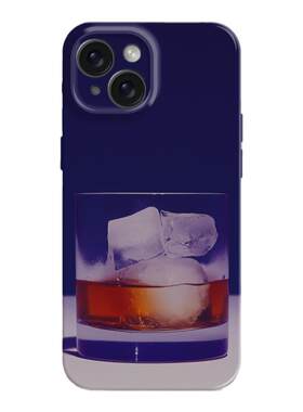 微醺一杯威士忌ins鸡尾酒菲林适用iPhone15promax手机壳华为pura70小米14软红米k60vivo硬iqooneo7苹果畅享60