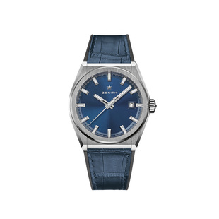 【礼物】ZENITH真力时DEFY系列经典腕表皮表带瑞士自动机械官方