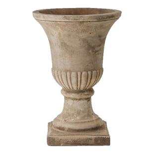 DEROMA中古风陶盆粗陶手工制作岛系列陶盆高酒杯造型法式花园室外