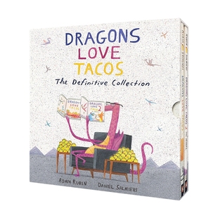 英文原版 Dragons Love Tacos Box Set 爱吃玉米饼的龙2本精装套装 英文版 进口英语原版书籍儿童全英语书