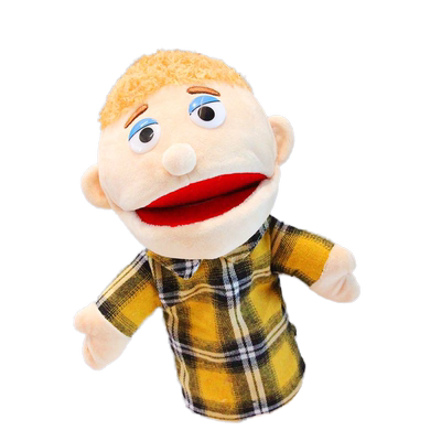 儿童玩具套手公仔手偶娃娃可张嘴