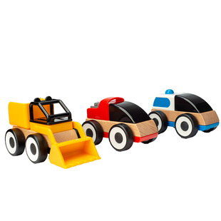 IKEA宜家利乐宝玩具小汽车挖土机拖车停车场车库模型儿童礼物套装