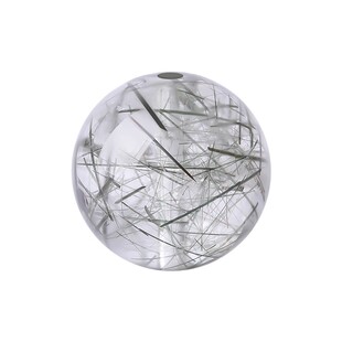 天然水晶珠子手链白紫超七金太阳石单珠散珠手工diy串珠配件手串