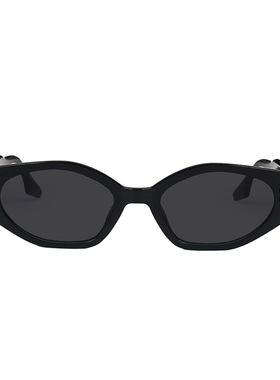 防紫外线窄框个性墨镜男女