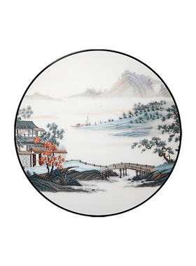 入户玄关卧室客厅手工刺绣挂画