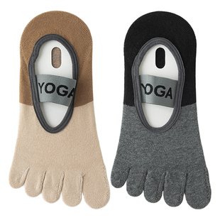 瑜伽袜子女款夏季薄款五指袜普拉提分趾舞蹈健身运动防滑专业船袜