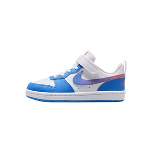 NIKE耐克小童COURT BOROUGH魔术贴板鞋运动休闲鞋IR5463-101
