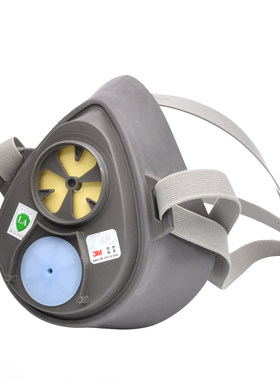 正品 3M3200/3100主体面具/3M3050黑胶防毒橡胶1200半面罩单主体