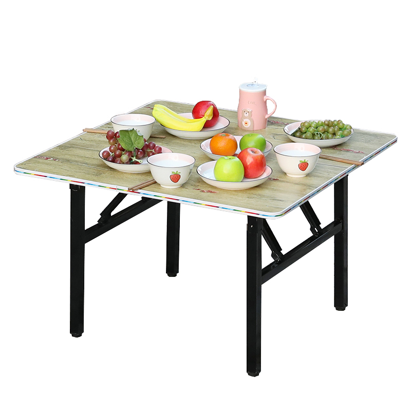 折叠桌矮款 桌 出租房 折叠小饭桌 可折叠小桌子 吃饭餐桌 四方桌