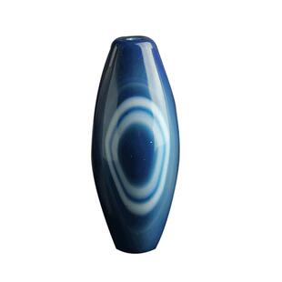 西藏原石天珠老九页岩缠丝玛瑙天珠吊坠锁骨项链民族风男女毛衣链