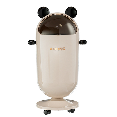 厨房客厅垃圾桶带盖可移动