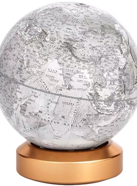 homely地球仪双语手工金属底座
