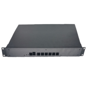 19英寸1U2U机箱现货标准服务器工控机箱机架7口千兆交换机可定制