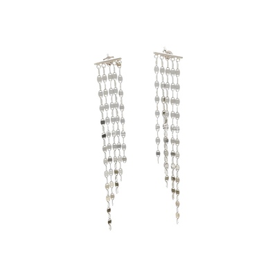 法式925纯银女性感耳环