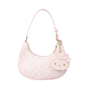 游器物三丽鸥Hellokitty腋下包单肩包女包上班手提包月牙包斜挎包