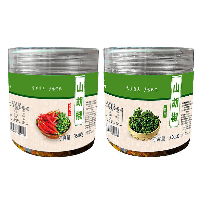 万开云山胡椒酱新鲜调味料辣椒酱