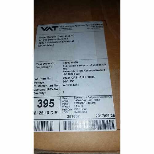 议价全新VAT29244QA41AIR10684真空阀维修