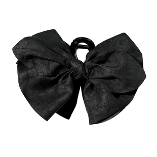 真丝发夹女高级感2026新款高端后脑勺盘发抓夹气质百搭鲨鱼夹发饰