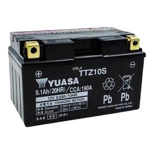 汤浅YTZ10S雅马哈R1R6MT09/07CB400宝马S1000RR摩托车电池12V电瓶
