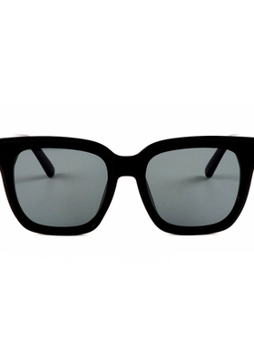 韩版圆脸街拍复古大方框太阳眼镜