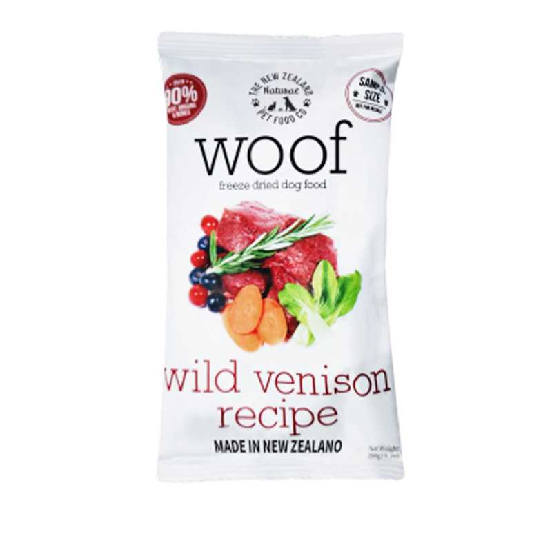 【新人专享】Woof官方旗舰店沃夫妙新西兰冻干零食狗粮无谷鹿肉
