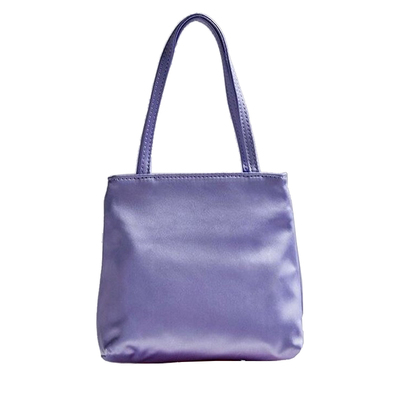 英国小众设计品牌复古绸缎腋下包2023新款个性hai手提购物袋迷你