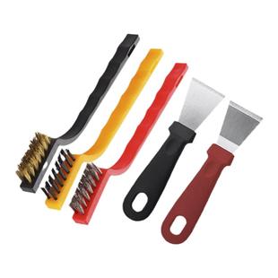 清洁五件套厨房铲子油烟机多功能缝隙刷清理工具清洗钢丝刷锅神器