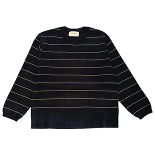 凯文家童装2025年秋季新品男童中大童韩版条纹儿童套头针织毛衣