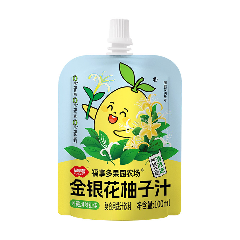 福事多金银花柚子汁袋装