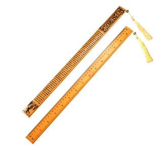 戒尺小学生专用教鞭教师家用竹条教尺幼儿儿童论语弟子规劝学三字经姓氏百家姓加厚戒条竹板家规家训老师