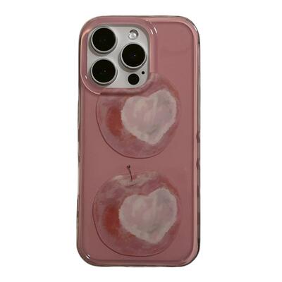 爱心红苹果苹果手机壳