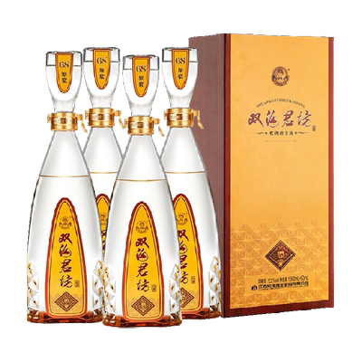 双沟52度浓香型白酒1.05L×4瓶