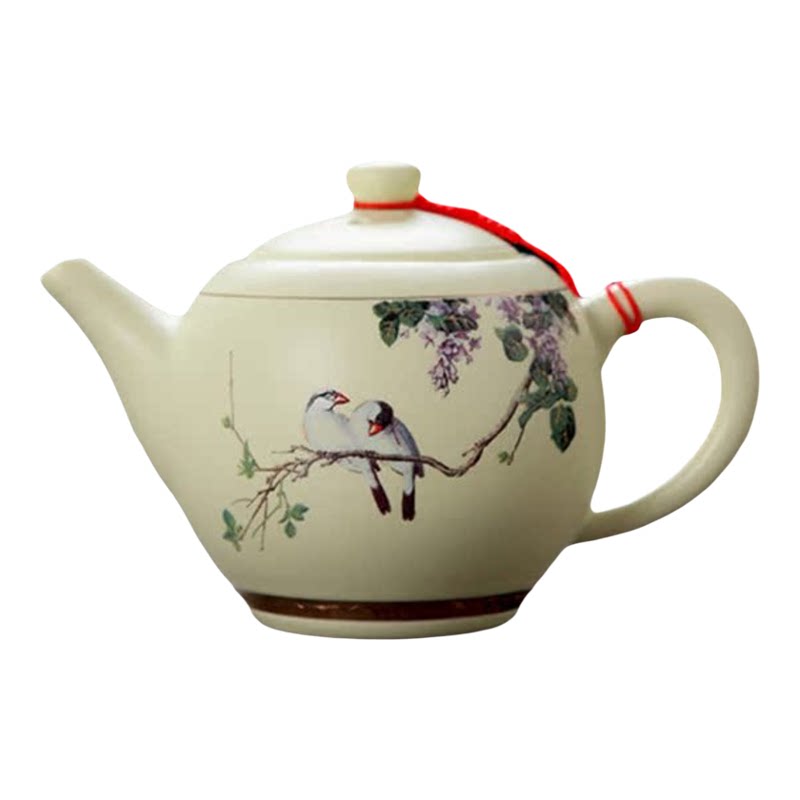 景德镇宫廷花鸟丁香礼品瓷茶具