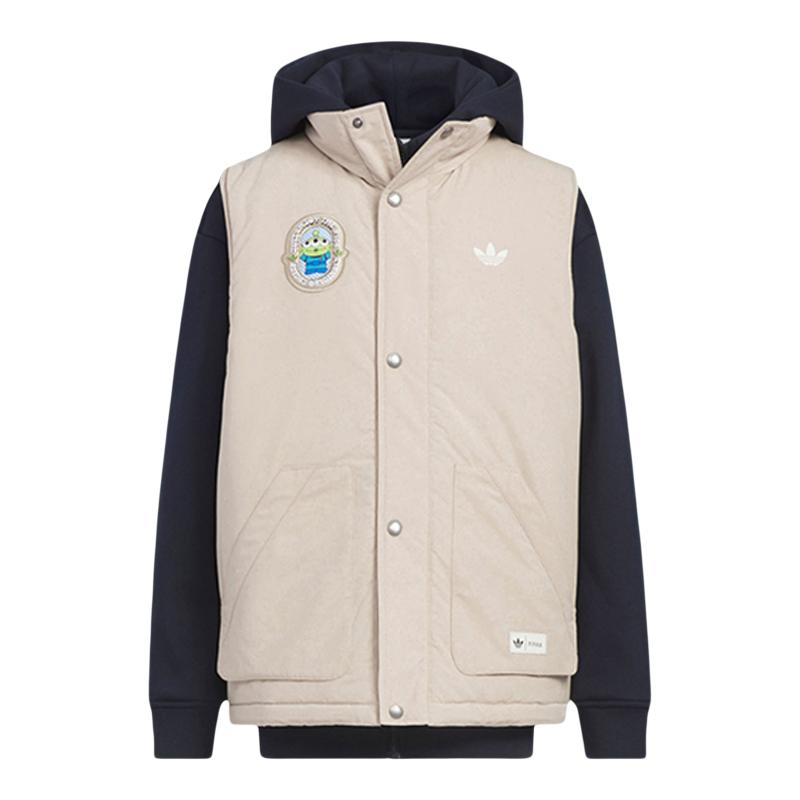 【自营】adidas阿迪达斯三叶草男大童时尚百搭运动梭织棉服KB5145